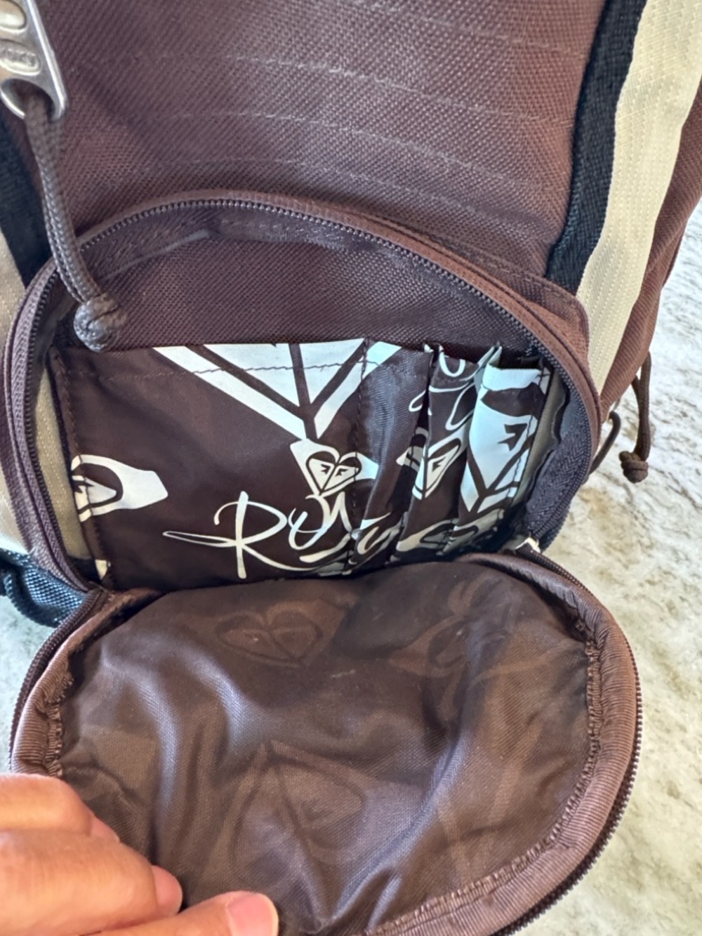 Roxy Girl Small Canvas Backpack Durable - Picture 9 of 11